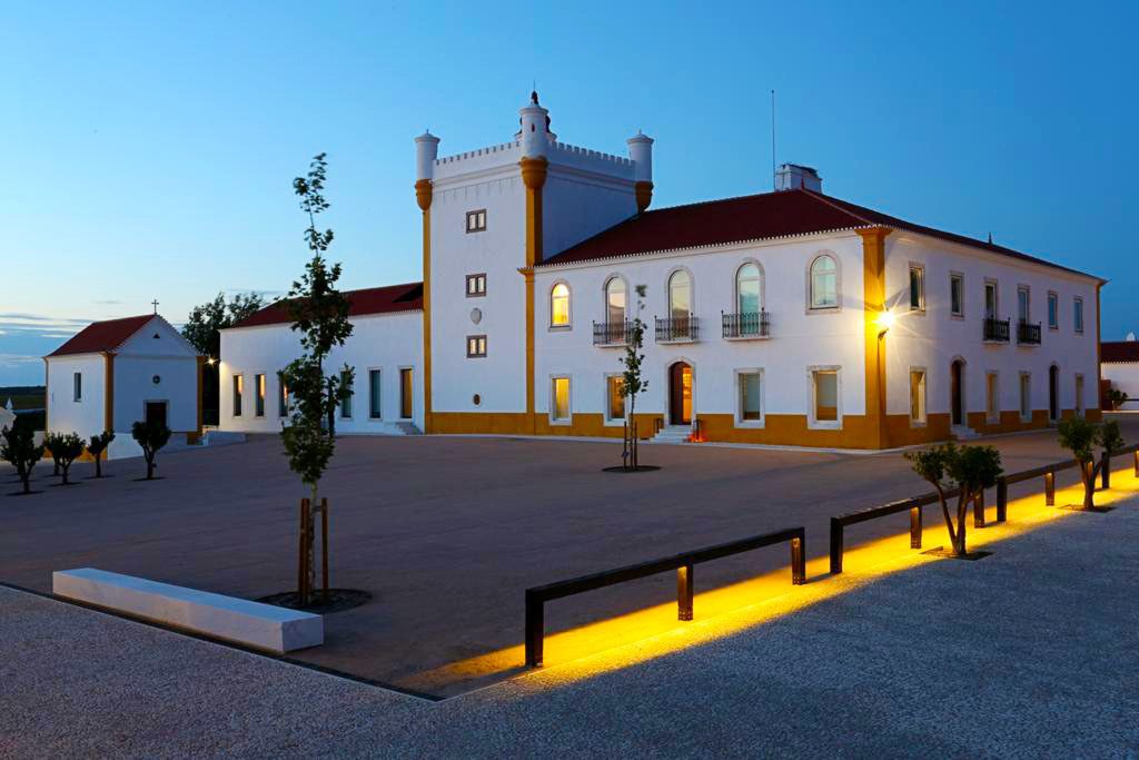 Vista exterior do Hotel Torre Palma Wine, em Monforte