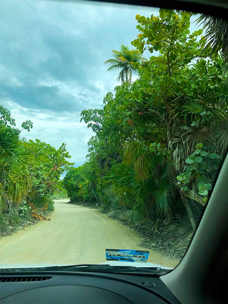 Passeio de carro por Punta Allen, em Quintana Roo, no México