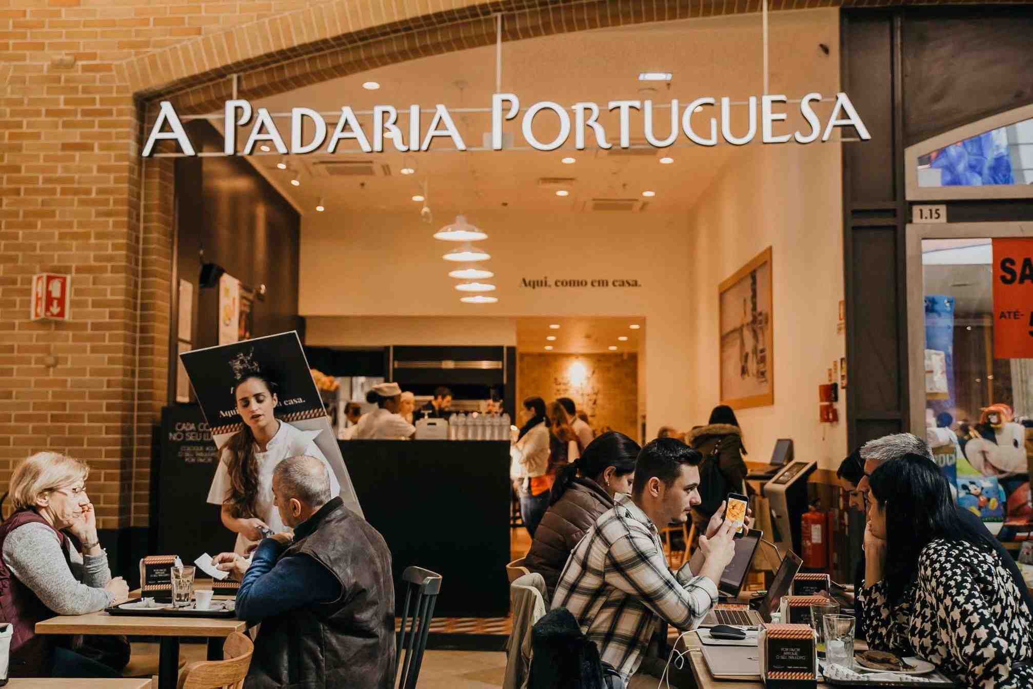 A Padaria Portuguesa, conhecida padaria em Lisboa.